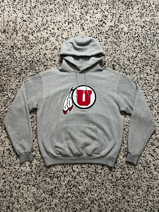 Champion Other - Champion Utah Utes Logo Hoodie Grey Pullover Size Large